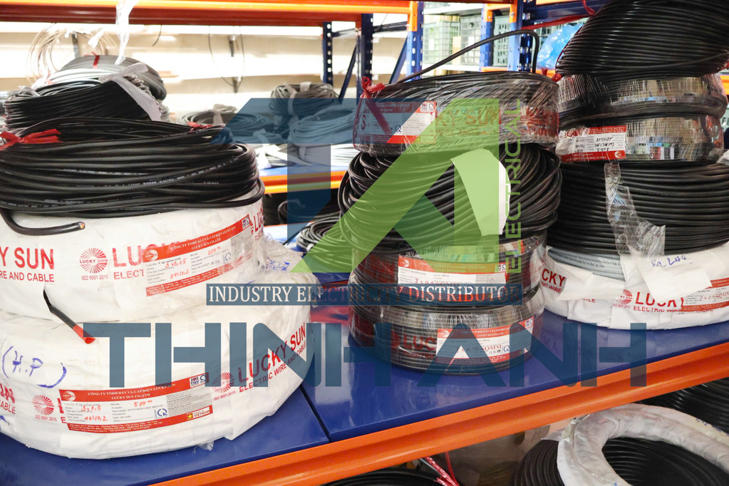 Cáp đồng (Cu/XLPE/PVC) CXV 3x35 và 1x16 Luckysun
