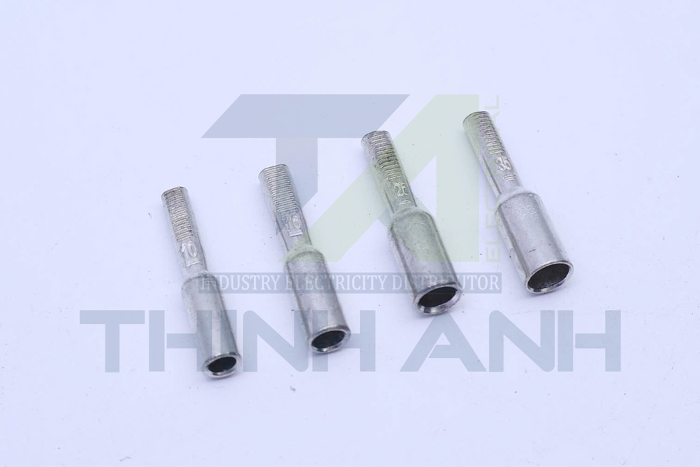 Cos DTA – Đầu cos cắm đầu tròn đồng đỏ mạ thiếc