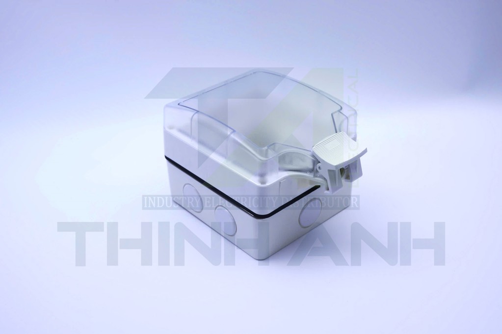 Hộp bảo vệ ổ điện ngoài trời chống nước chuẩn IP66 KT 18X12.5X10.5