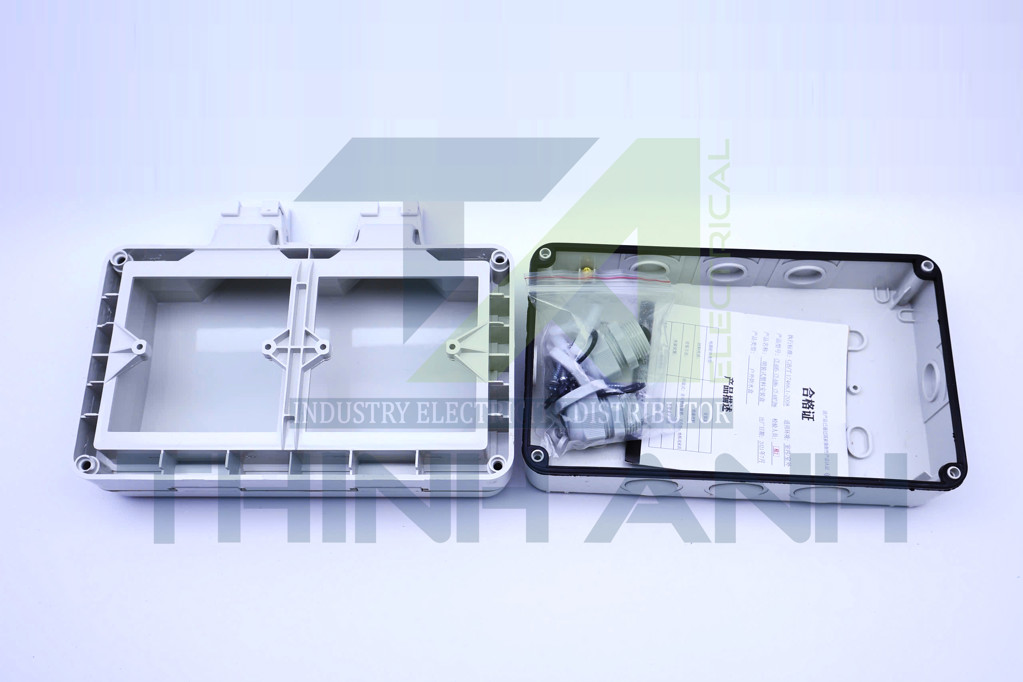 Hộp đựng 2 ổ cắm kín nước ip66 KT 20.7x17x10.2