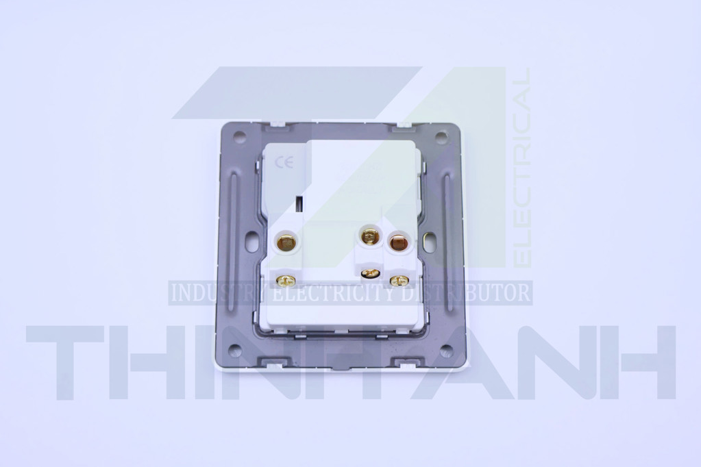 Ổ cắm 2 chấu tròn 3 chấu đa năng kèm công tắc+ đèn báo MarcLichte