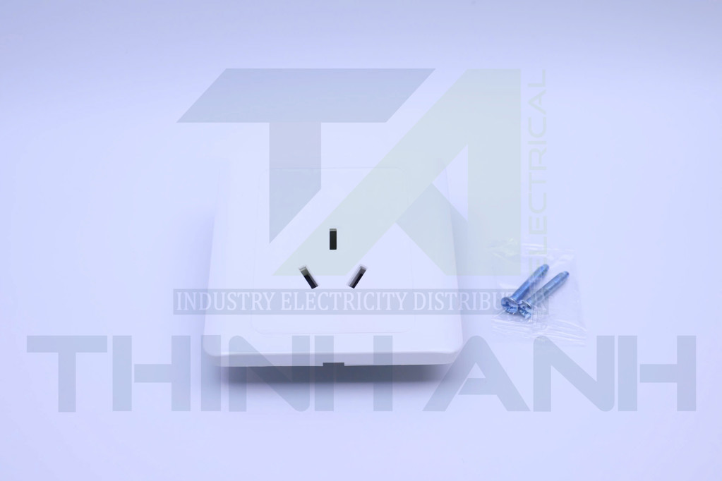 Ổ cắm 3 chân chéo 16A kích thước 86x86mm