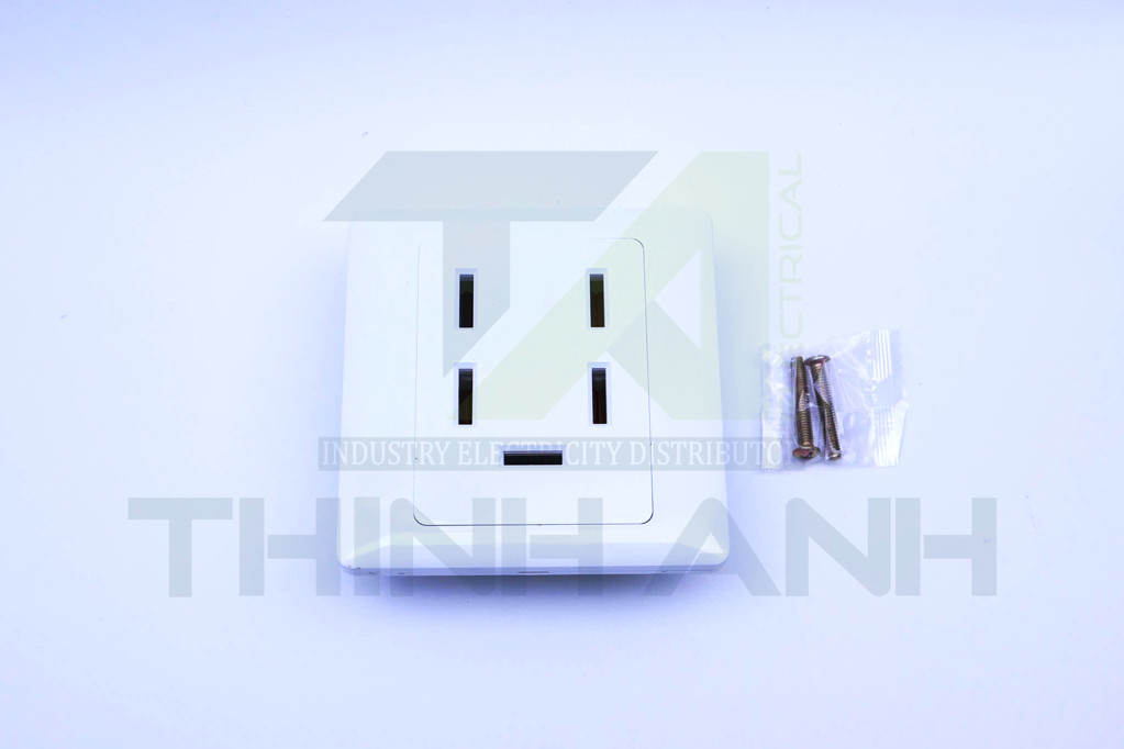Ổ cắm 5 chấu dẹt vuông 25A 86x86