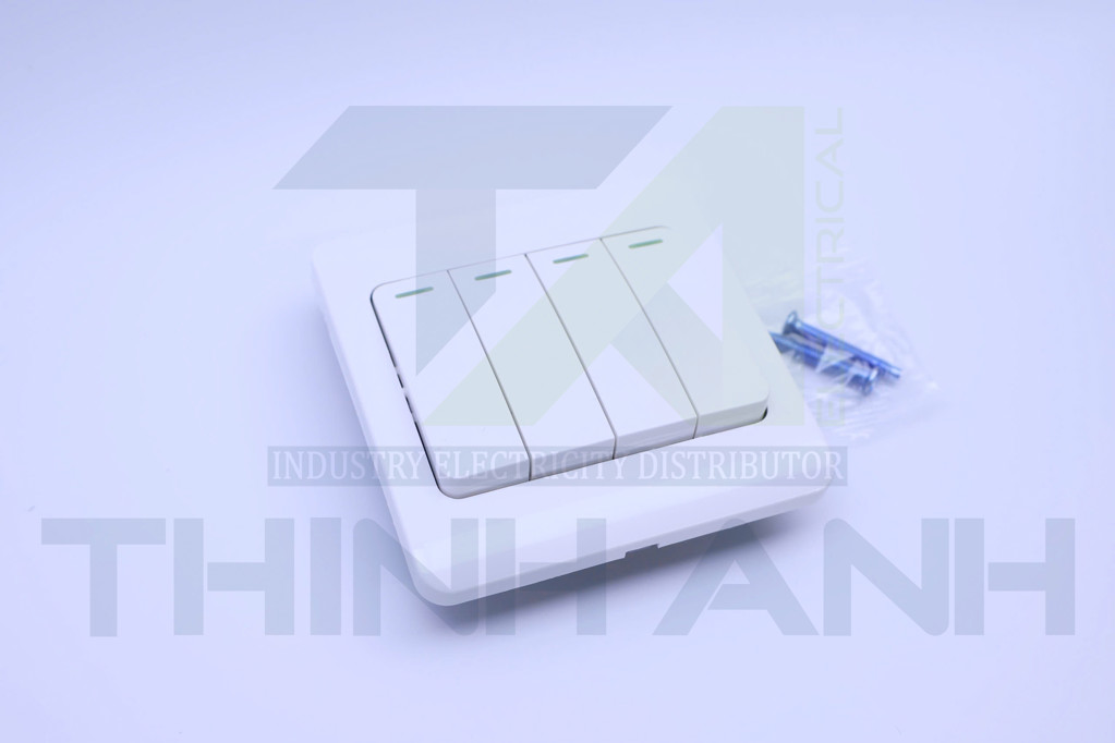 Công tắc bốn 1 chiều 86x86