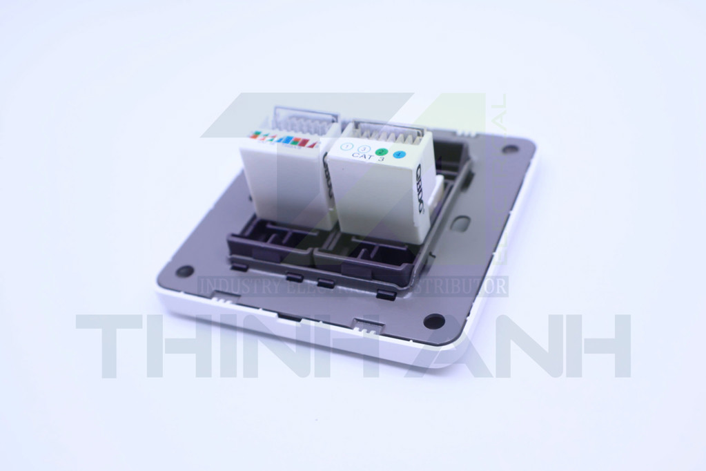 Ổ cắm mạng + điện thoại