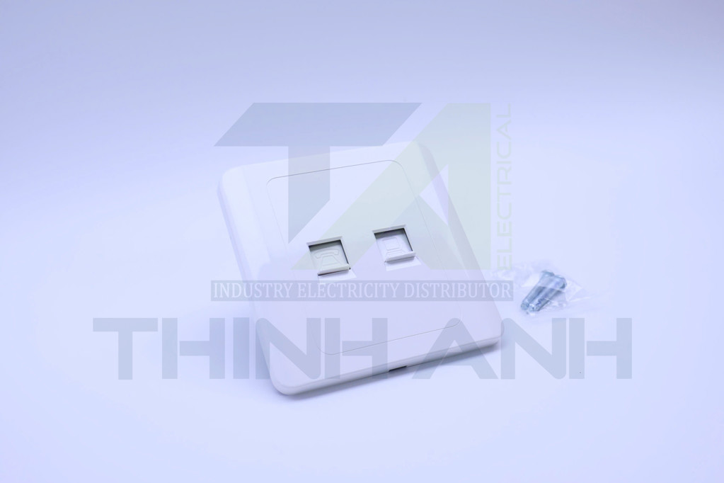 Ổ cắm mạng + điện thoại