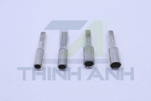 Cos DTA – Đầu cos cắm đầu tròn đồng đỏ mạ thiếc