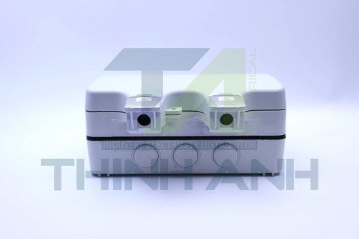 Hộp đựng 2 ổ cắm kín nước ip66 KT 20.7x17x10.2