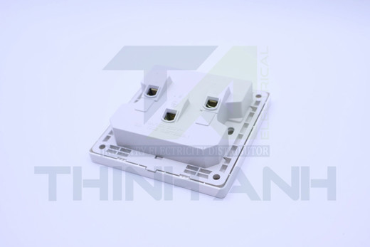 Ổ cắm 10 chấu (2 ổ 2 chấu tròn+ 2 ổ 3 chấu chéo) 86x86