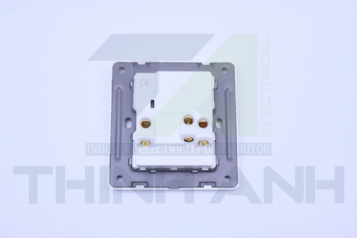 Ổ cắm 2 chấu tròn 3 chấu đa năng kèm công tắc+ đèn báo MarcLichte