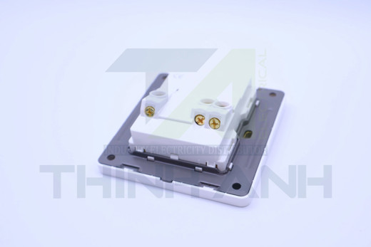 Ổ cắm 2 chấu tròn 3 chấu đa năng kèm công tắc+ đèn báo MarcLichte
