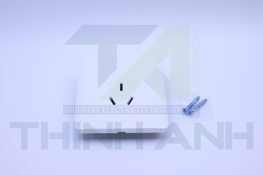 Ổ cắm 3 chân chéo 16A kích thước 86x86mm