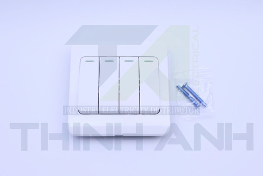 Công tắc bốn 1 chiều 86x86