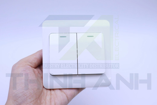 Công tắc đôi 1 chiều 86x86