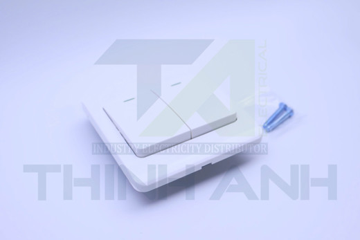 Công tắc đôi 1 chiều 86x86
