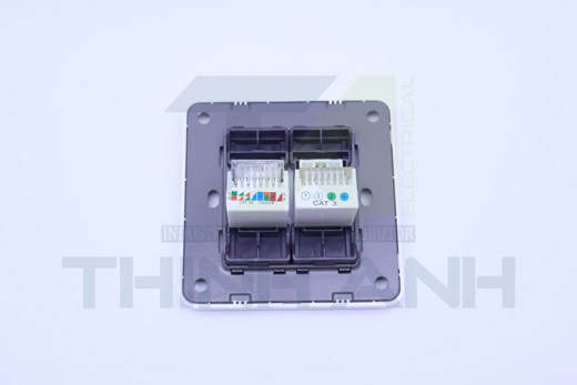 Ổ cắm mạng + điện thoại